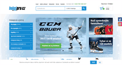 Desktop Screenshot of hokejpro.cz